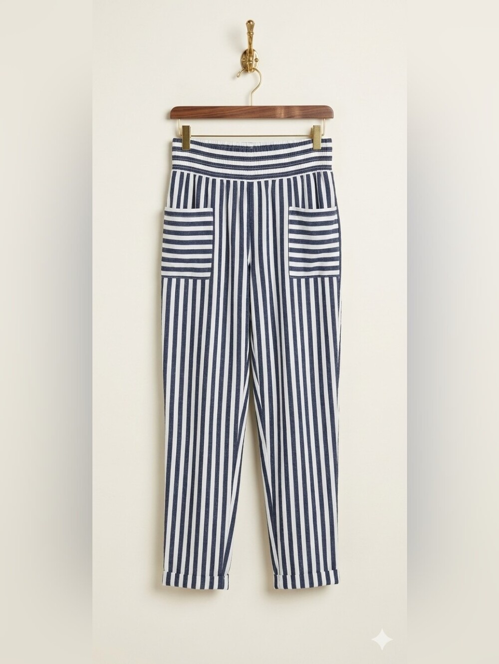 Comfy Dark Navy Stripe Pants XL